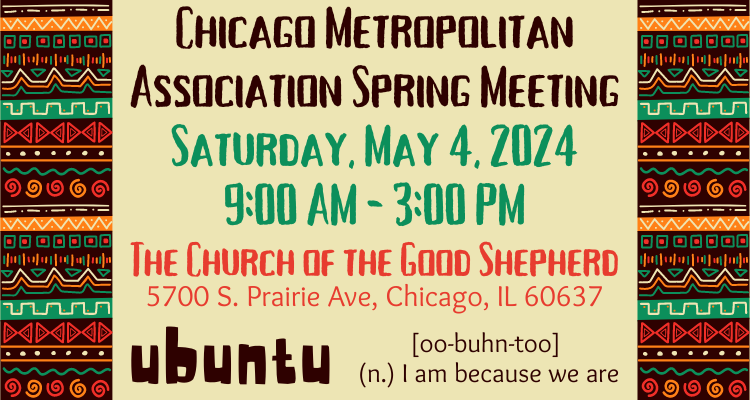 A graphic advertising the CMA Spring Meeting on May 4th.